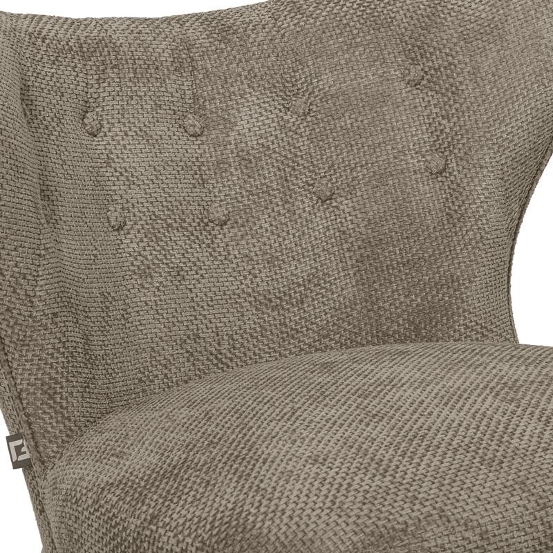 ΠΟΛΥΘΡΟΝΑ Agnes ΜΠΕΖ ΧΡΩΜΑ ΥΦΑΣΜΑΤΟΣ ΜΕ ΞΥΛΙΝΑ ΠΟΔΙΑ 66x73x77εκ - Image 8