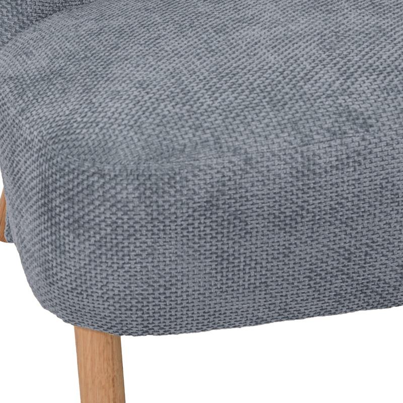 ΠΟΛΥΘΡΟΝΑ Agnes ΜΠΛΕ ΧΡΩΜΑ ΥΦΑΣΜΑΤΟΣ ΜΕ ΞΥΛΙΝΑ ΠΟΔΙΑ 66x73x77εκ - Image 6