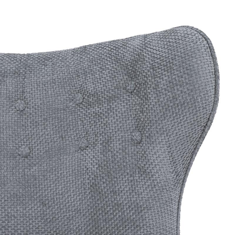 ΠΟΛΥΘΡΟΝΑ Agnes ΜΠΛΕ ΧΡΩΜΑ ΥΦΑΣΜΑΤΟΣ ΜΕ ΞΥΛΙΝΑ ΠΟΔΙΑ 66x73x77εκ - Image 7