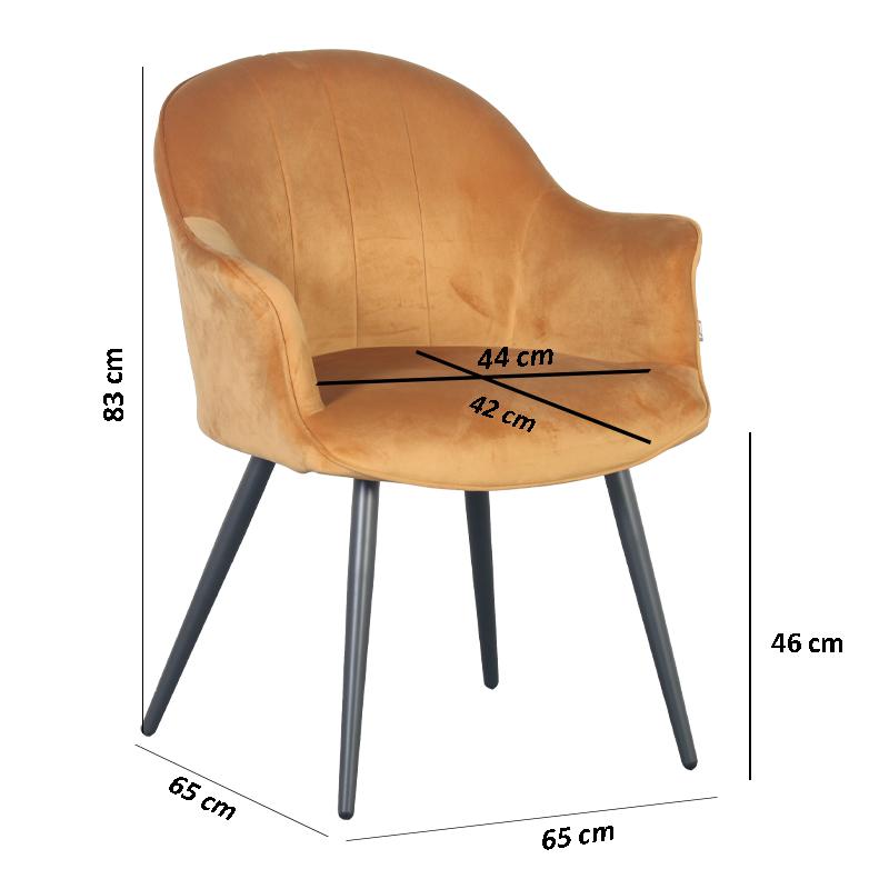 ΠΟΛΥΘΡΟΝΑ C-985 ΜΟΥΣΤΑΡΔΙ ΥΦΑΣΜΑ 65x65x83 - Image 5