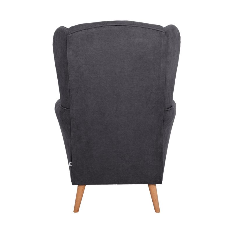 ΠΟΛΥΘΡΟΝΑ CLASSIC 24 ΣΚΟΥΡΟ ΓΚΡΙ ΥΦΑΣΜΑ 80x80x114εκ - Image 4