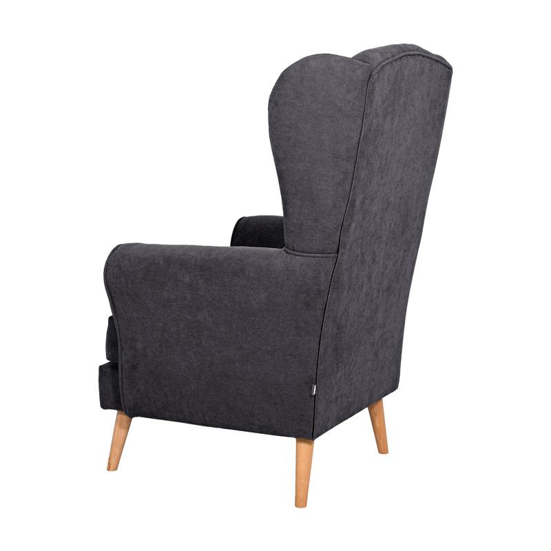 ΠΟΛΥΘΡΟΝΑ CLASSIC 24 ΣΚΟΥΡΟ ΓΚΡΙ ΥΦΑΣΜΑ 80x80x114εκ - Image 5