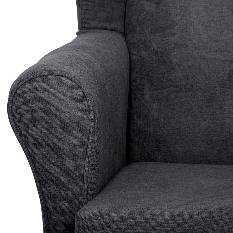 ΠΟΛΥΘΡΟΝΑ CLASSIC 24 ΣΚΟΥΡΟ ΓΚΡΙ ΥΦΑΣΜΑ 80x80x114εκ - Image 6