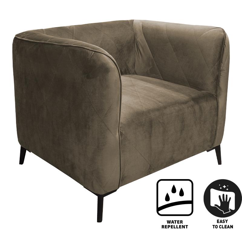 ΠΟΛΥΘΡΟΝΑ Cube TAUPE ΧΡΩΜΑ 80x72x70εκ - Image 3