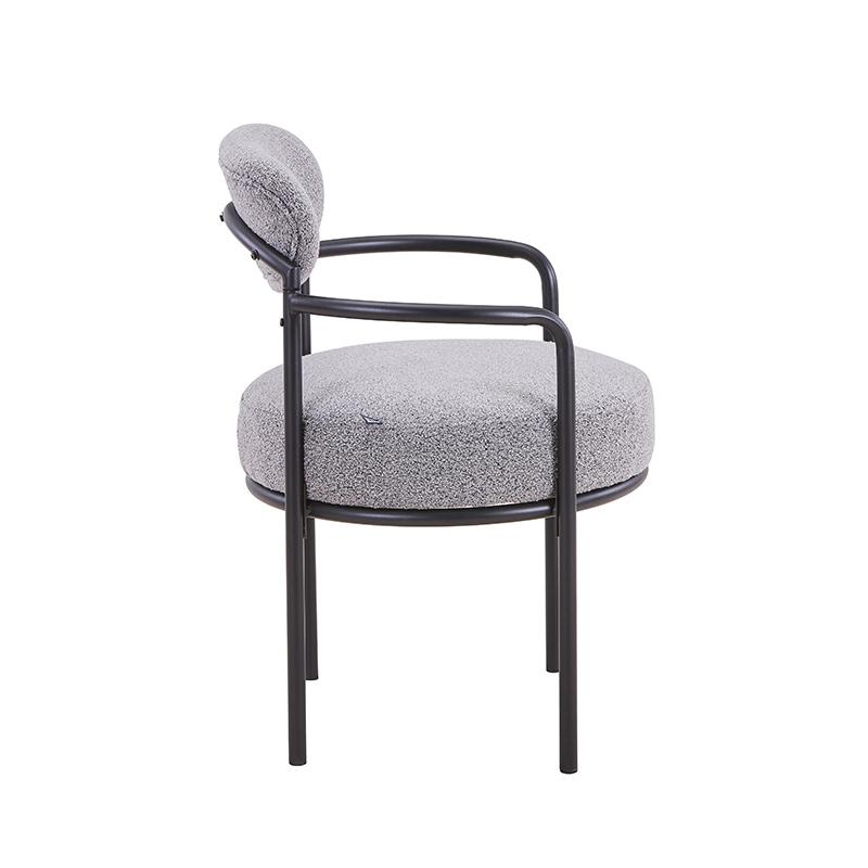 ΠΟΛΥΘΡΟΝΑ FL21 ΓΚΡΙ ΥΦΑΣΜΑ ΜΕ ΜΕΤΑΛΛΙΚΟ ΣΚΕΛΕΤΟ 59x64x87εκ - Image 3