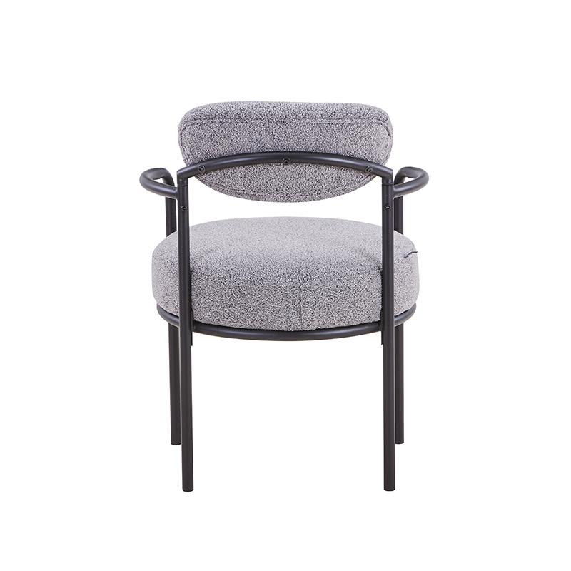 ΠΟΛΥΘΡΟΝΑ FL21 ΓΚΡΙ ΥΦΑΣΜΑ ΜΕ ΜΕΤΑΛΛΙΚΟ ΣΚΕΛΕΤΟ 59x64x87εκ - Image 4