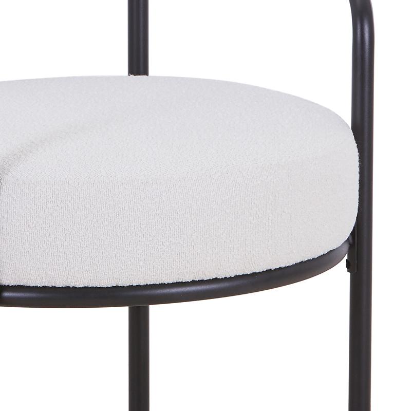 ΠΟΛΥΘΡΟΝΑ FL21 ΛΕΥΚΟ ΥΦΑΣΜΑ ΜΕ ΜΕΤΑΛΛΙΚΟ ΣΚΕΛΕΤΟ 59x64x87εκ - Image 5