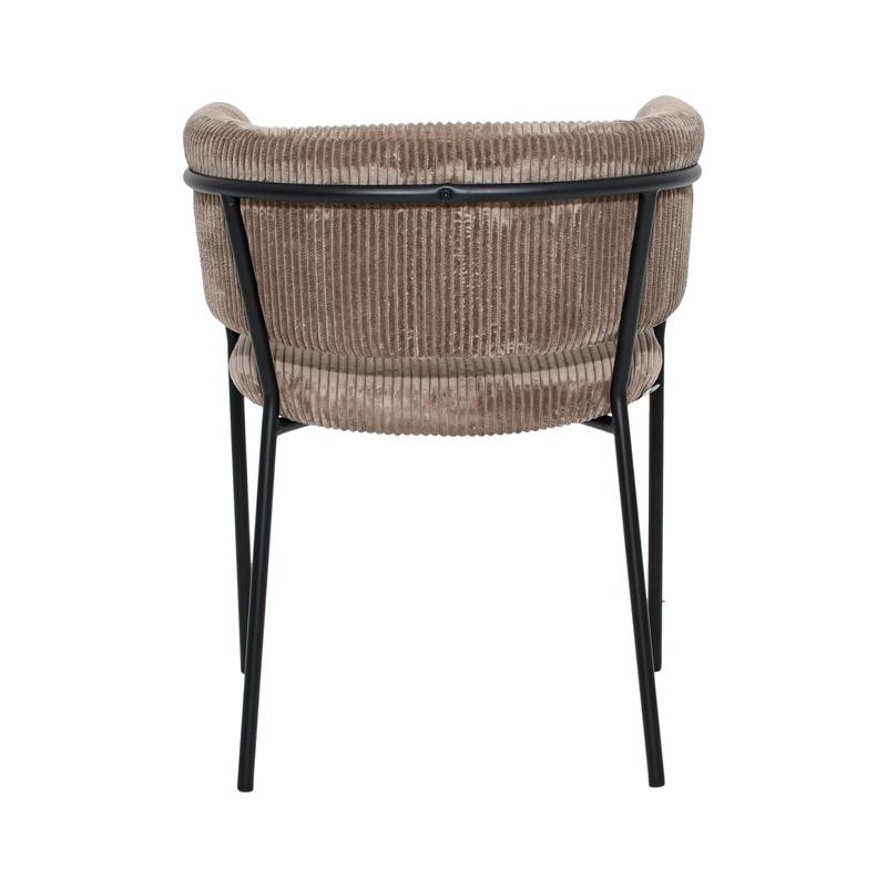 ΠΟΛΥΘΡΟΝΑ FL3042 ΚΑΦΕ ΥΦΑΣΜΑ ΜΕ ΜΕΤΑΛΛΙΚΑ ΠΟΔΙΑ 59x57x75εκ - Image 5