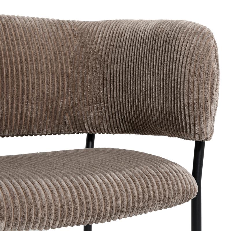 ΠΟΛΥΘΡΟΝΑ FL3042 ΚΑΦΕ ΥΦΑΣΜΑ ΜΕ ΜΕΤΑΛΛΙΚΑ ΠΟΔΙΑ 59x57x75εκ - Image 7