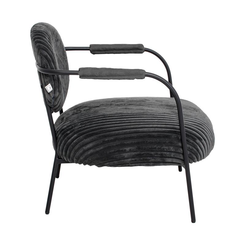 ΠΟΛΥΘΡΟΝΑ FL812 ΛΑΔΙ ΥΦΑΣΜΑ ΜΕ ΜΕΤΑΛΛΙΚΑ ΠΟΔΙΑ 76x76x77εκ - Image 3