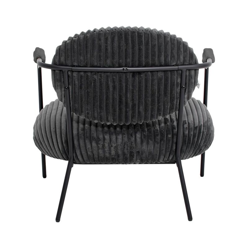 ΠΟΛΥΘΡΟΝΑ FL812 ΛΑΔΙ ΥΦΑΣΜΑ ΜΕ ΜΕΤΑΛΛΙΚΑ ΠΟΔΙΑ 76x76x77εκ - Image 5