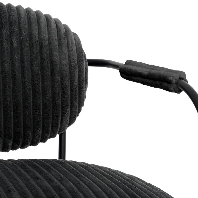 ΠΟΛΥΘΡΟΝΑ FL812 ΛΑΔΙ ΥΦΑΣΜΑ ΜΕ ΜΕΤΑΛΛΙΚΑ ΠΟΔΙΑ 76x76x77εκ - Image 6