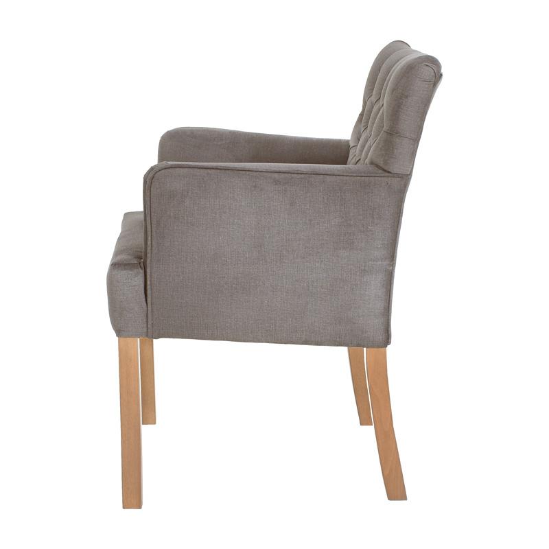 ΠΟΛΥΘΡΟΝΑ NEW F4 ΜΠΕΖ ΜΕ GREY OAK ΠΟΔΙΑ 65x70x88εκ - Image 3