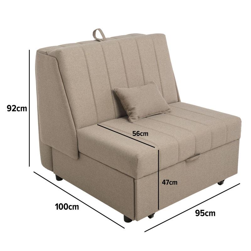 ΠΟΛΥΘΡΟΝΑ New Montana ΑΝΟΙΧΤΟ ΚΑΦΕ BOMBAY 95x100x92εκ - Image 4