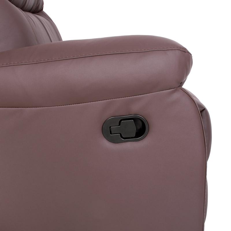 ΠΟΛΥΘΡΟΝΑ RELAX CHICAGO 1113 ΚΑΦΕ ΤΕΧΝΟΔΕΡΜΑ 97x90x100εκ - Image 7