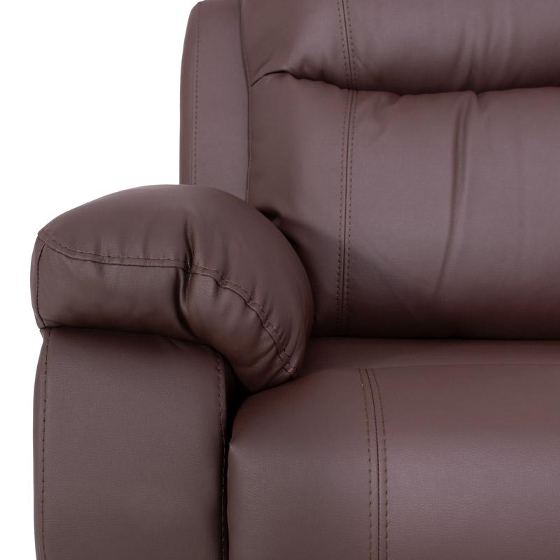 ΠΟΛΥΘΡΟΝΑ RELAX CHICAGO 1113 ΚΑΦΕ ΤΕΧΝΟΔΕΡΜΑ 97x90x100εκ - Image 8