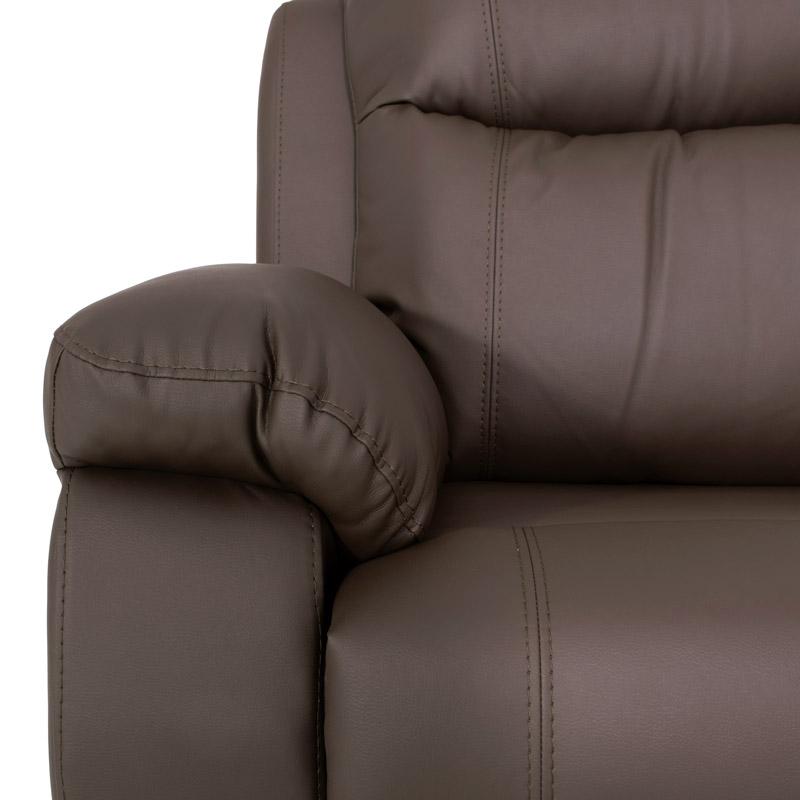 ΠΟΛΥΘΡΟΝΑ RELAX CHICAGO 1122 ΓΚΡΙ-ΜΟΚΑ ΤΕΧΝΟΔΕΡΜΑ 97x90x100εκ - Image 8