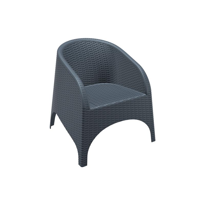 ΠΟΛΥΘΡΟΝΑ ΓΚΡΙ ARUBA 80*75*74*44