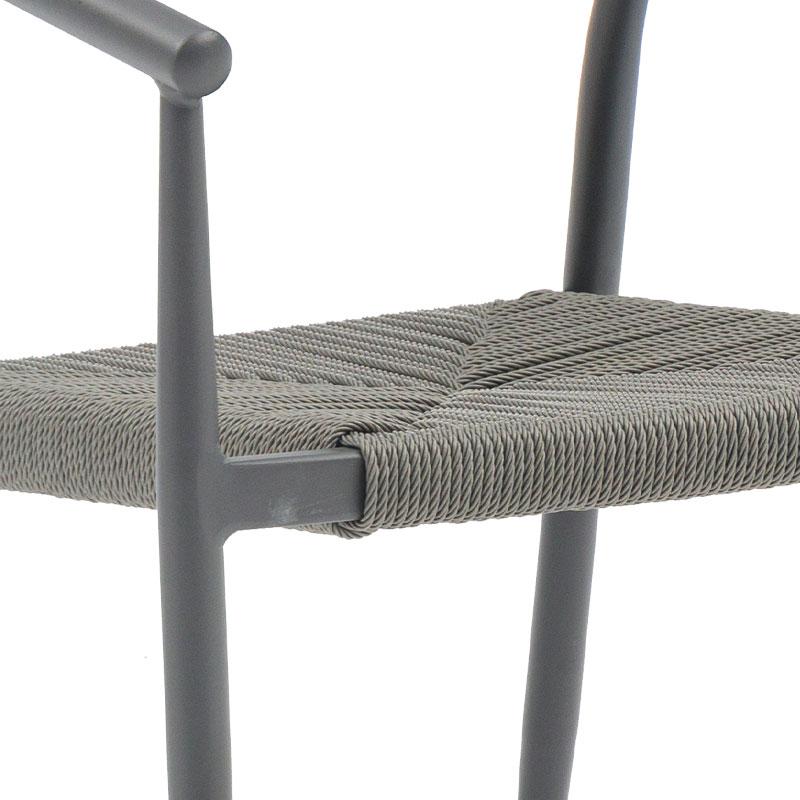 ΠΟΛΥΘΡΟΝΑ ΚΗΠΟΥ Anthea ΓΚΡΙ ΧΡΩΜΑ 56x61x75εκ - Image 5