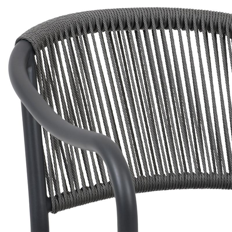 ΠΟΛΥΘΡΟΝΑ ΚΗΠΟΥ DAKAR ΓΚΡΙ ΧΡΩΜΑ 57x63x80εκ - Image 6