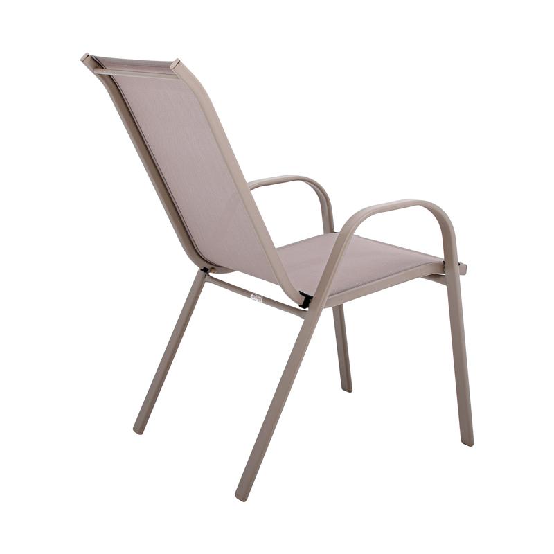 ΠΟΛΥΘΡΟΝΑ ΚΗΠΟΥ FL5001 ΧΡΩΜΑ ΜΠΕΖ ΜΕ ΓΚΡΙ TEXTILENE 72x55x92εκ - Image 3