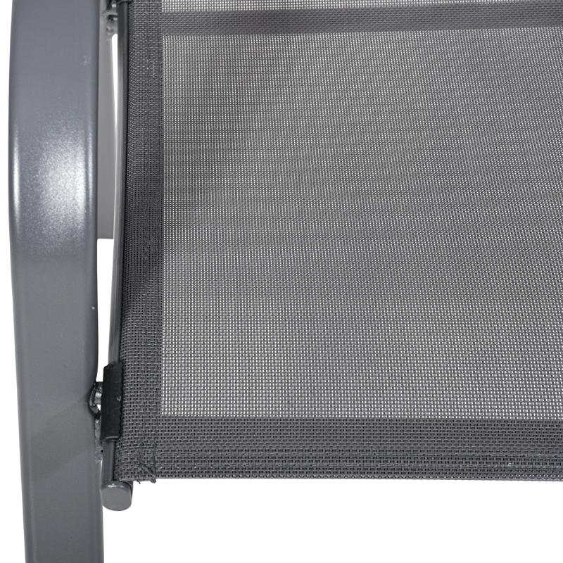 ΠΟΛΥΘΡΟΝΑ ΚΗΠΟΥ FL5001 ΓΚΡΙ ΧΡΩΜΑ TEXTILENE ΓΚΡΙ ΣΚΕΛΕΤΟΣ 55x72x92εκ txt - Image 6