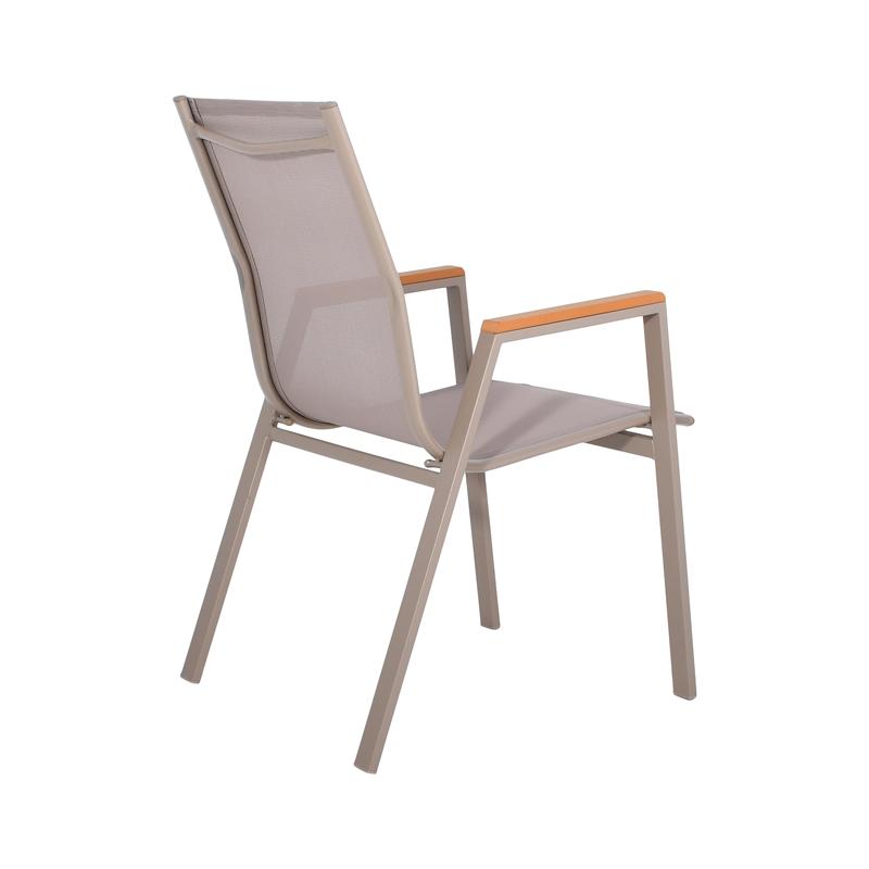 ΠΟΛΥΘΡΟΝΑ ΚΗΠΟΥ FL5050 ΧΡΩΜΑ ΜΠΕΖ ΜΕ ΓΚΡΙ TEXTILENE 61x56x90εκ s.of - Image 3