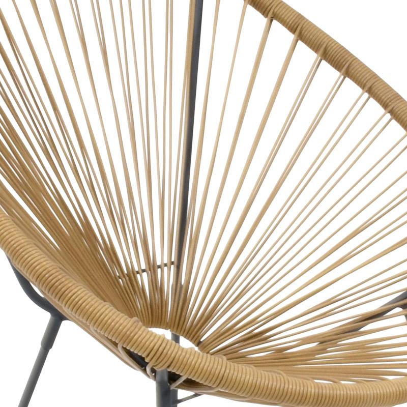 ΠΟΛΥΘΡΟΝΑ ΚΗΠΟΥ MORENA ΚΑΦΕ ΧΡΩΜΑ 70x74x85εκ m.r.n - Image 5