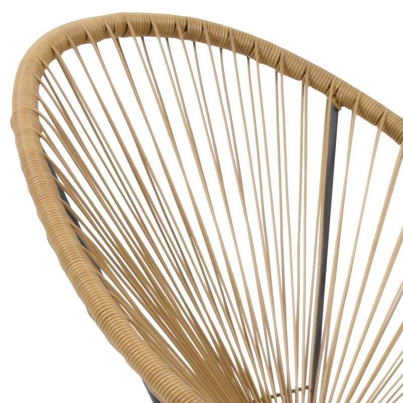 ΠΟΛΥΘΡΟΝΑ ΚΗΠΟΥ MORENA ΚΑΦΕ ΧΡΩΜΑ 70x74x85εκ m.r.n - Image 6