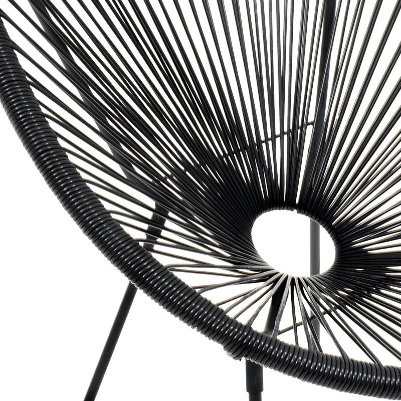 ΠΟΛΥΘΡΟΝΑ ΚΗΠΟΥ MORENA ΜΑΥΡΟ ΧΡΩΜΑ 70x74x85εκ m.r.n - Image 5