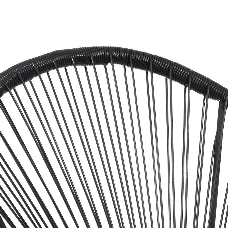 ΠΟΛΥΘΡΟΝΑ ΚΗΠΟΥ MORENA ΜΑΥΡΟ ΧΡΩΜΑ 70x74x85εκ m.r.n - Image 6