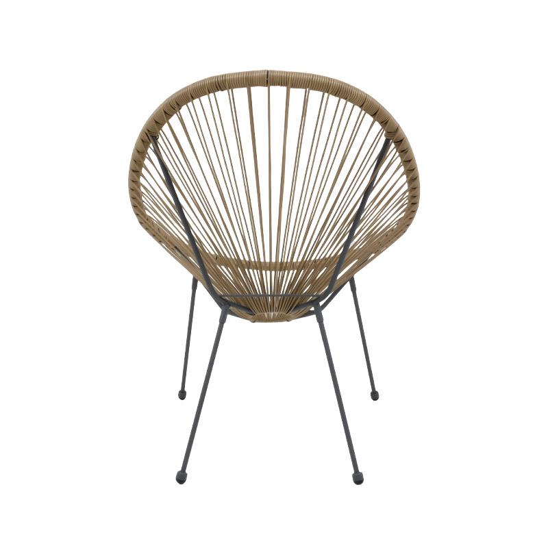 ΠΟΛΥΘΡΟΝΑ ΚΗΠΟΥ MORENA ΜΠΕΖ-ΓΚΡΙ ΧΡΩΜΑ 70x74x85εκ m.r.n - Image 4