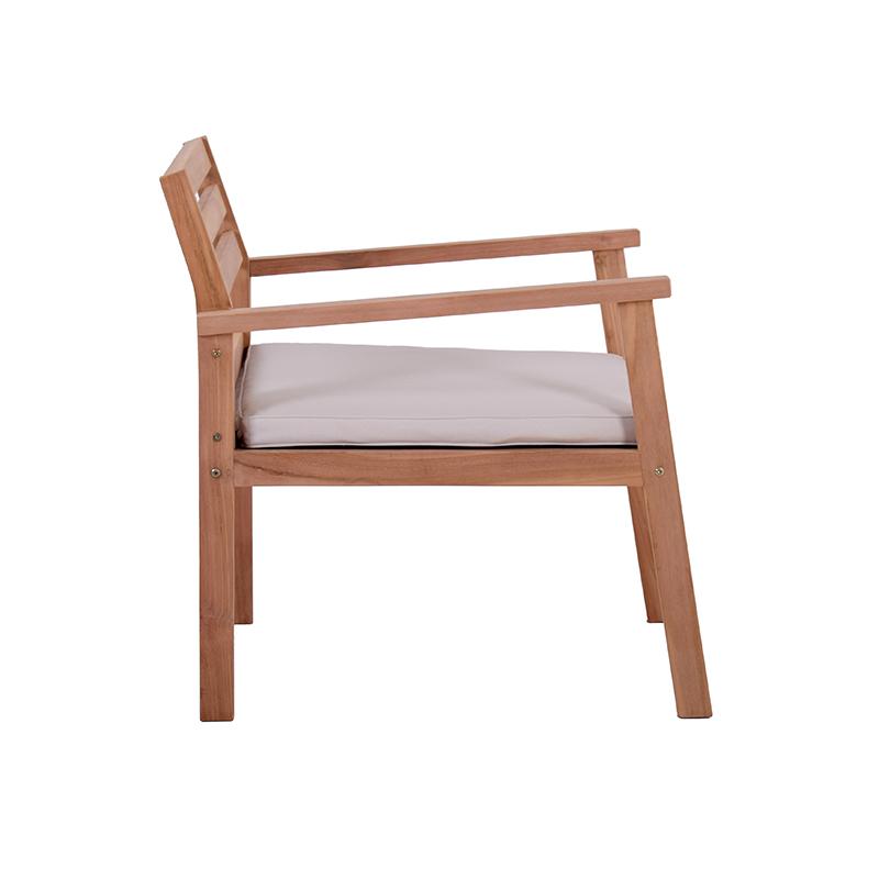 ΠΟΛΥΘΡΟΝΑ ΚΗΠΟΥ New Winston ΜΑΣΙΦ ΞΥΛΟ ΤΕΑΚ ΦΥΣΙΚΟ ΧΡΩΜΑ 68x75x75εκ - Image 3