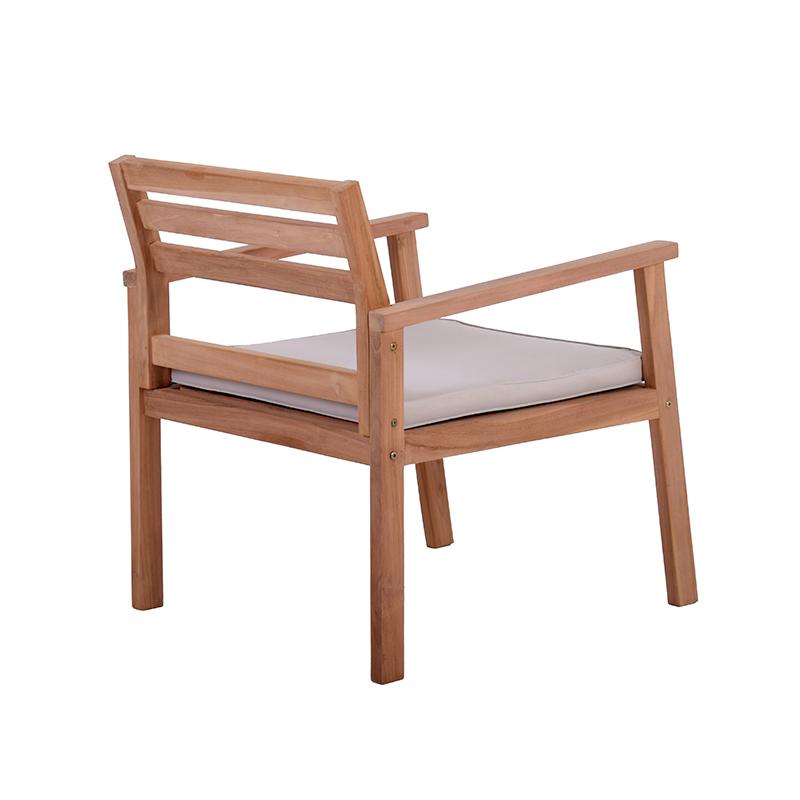 ΠΟΛΥΘΡΟΝΑ ΚΗΠΟΥ New Winston ΜΑΣΙΦ ΞΥΛΟ ΤΕΑΚ ΦΥΣΙΚΟ ΧΡΩΜΑ 68x75x75εκ - Image 4