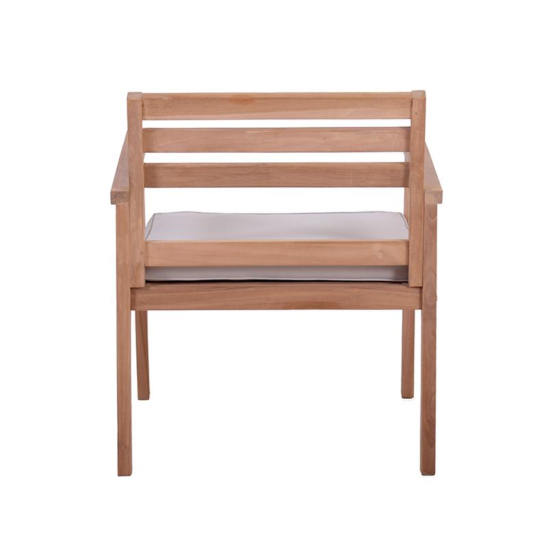 ΠΟΛΥΘΡΟΝΑ ΚΗΠΟΥ New Winston ΜΑΣΙΦ ΞΥΛΟ ΤΕΑΚ ΦΥΣΙΚΟ ΧΡΩΜΑ 68x75x75εκ - Image 5