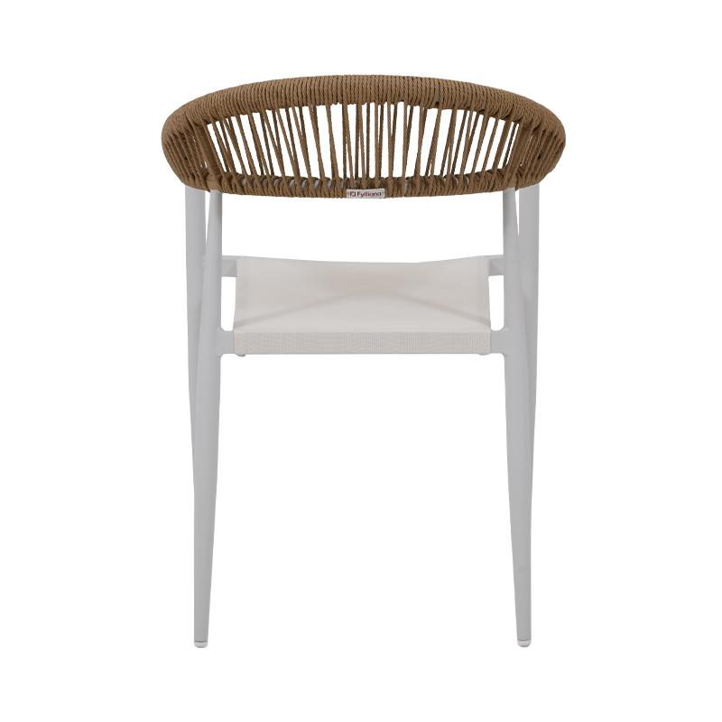 ΠΟΛΥΘΡΟΝΑ ΚΗΠΟΥ SENEGAL ΛΕΥΚΟ ΧΡΩΜΑ 56x60x78εκ - Image 5