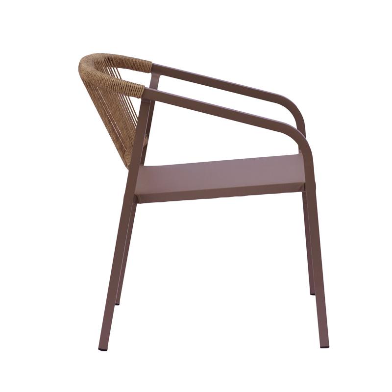 ΠΟΛΥΘΡΟΝΑ ΚΗΠΟΥ TANGIER ΚΑΦΕ ΧΡΩΜΑ 57x61x75εκ - Image 3