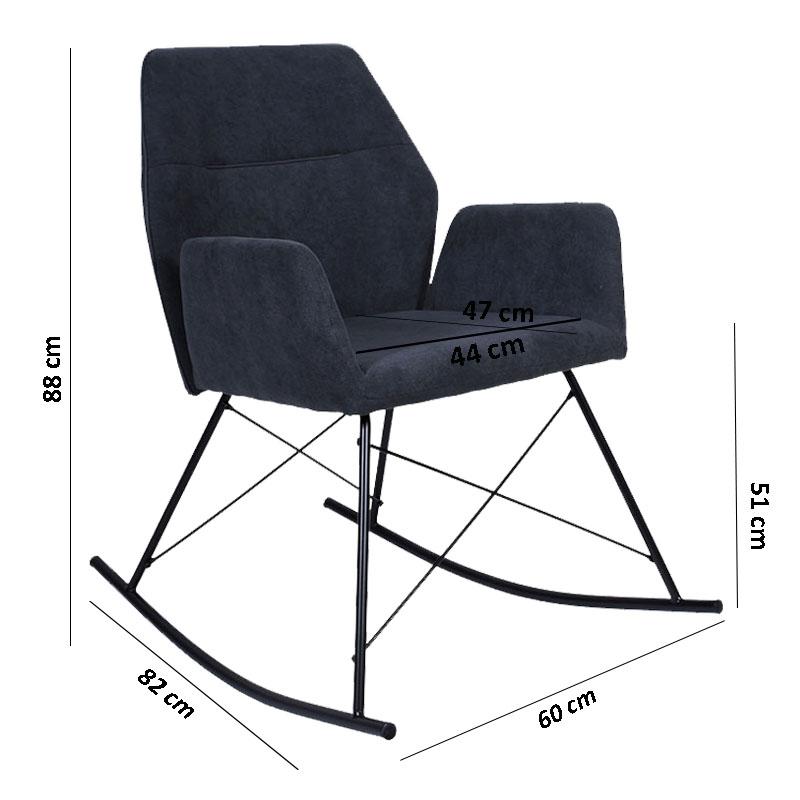 ΠΟΛΥΘΡΟΝΑ ΚΟΥΝΙΣΤΗ Υ-001 ΓΚΡΙ 60x82x88εκ - Image 3