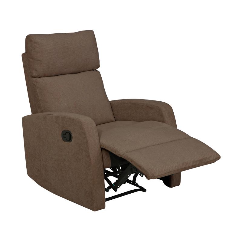 ΠΟΛΥΘΡΟΝΑ RELAX ΜΕ ΜΗΧΑΝΙΣΜΟ ΑΝΑΚΛΙΣΗΣ FL2311 ΚΑΦΕ ΧΡΩΜΑ 70x89x102εκ - Image 4
