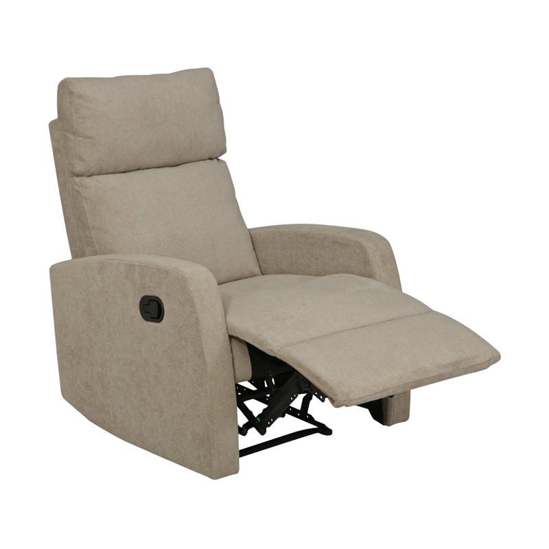 ΠΟΛΥΘΡΟΝΑ RELAX ΜΕ ΜΗΧΑΝΙΣΜΟ ΑΝΑΚΛΙΣΗΣ FL2311 ΜΠΕΖ ΧΡΩΜΑ 70x89x102εκ - Image 4