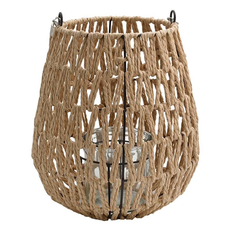 ΨΑΘΙΝΟ ΦΑΝΑΡΙ Umeko ΦΥΣΙΚΟ ΧΡΩΜΑ 24x27εκ