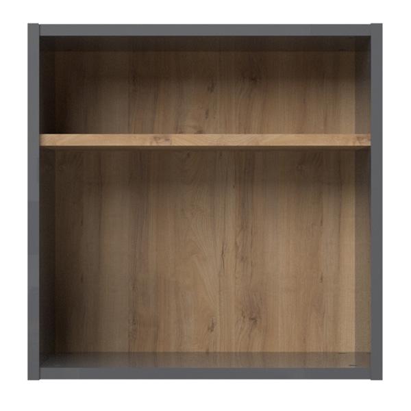 ΡΑΦΙ ΤΟΙΧΟΥ Antarctic ΑΝΘΡΑΚΙ ΛΑΚΑ 55x29x56εκ - Image 4