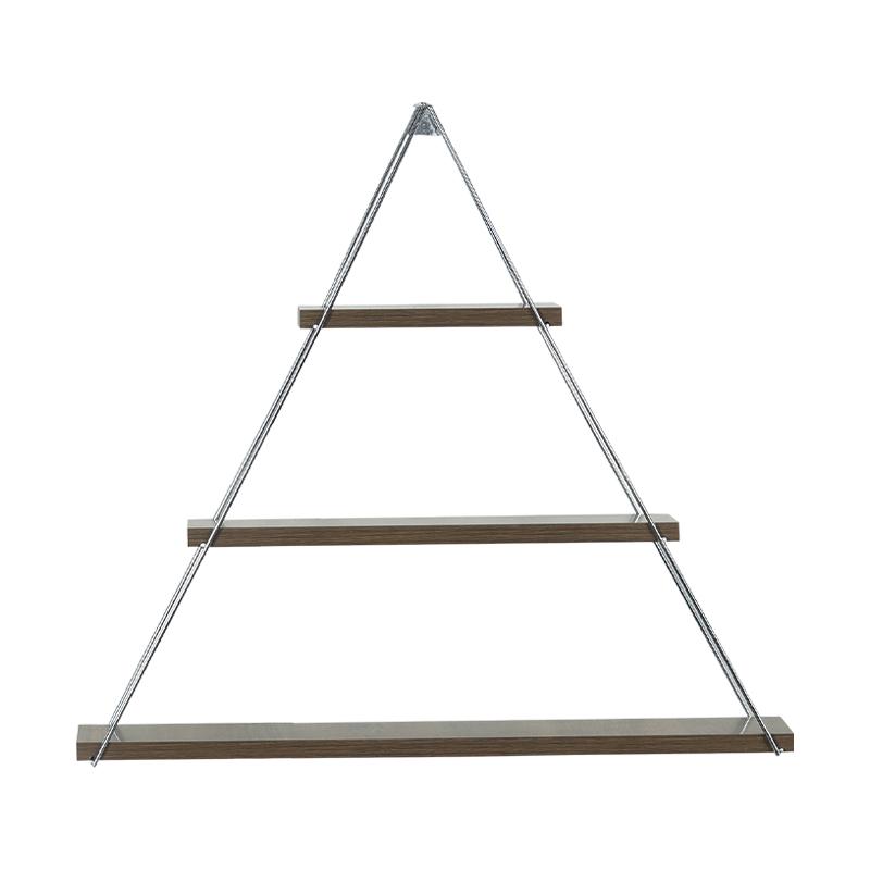 ΡΑΦΙ ΤΟΙΧΟΥ "Elmira" Triangle ΚΑΡΥΔΙ 74x13x61εκ - Image 3