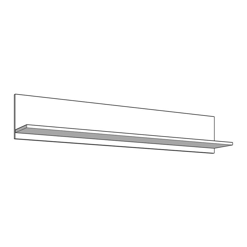 ΡΑΦΙ ΤΟΙΧΟΥ LAVAL ZP ARTISAN ΟΑΚ 120x20x24εκ - Image 7