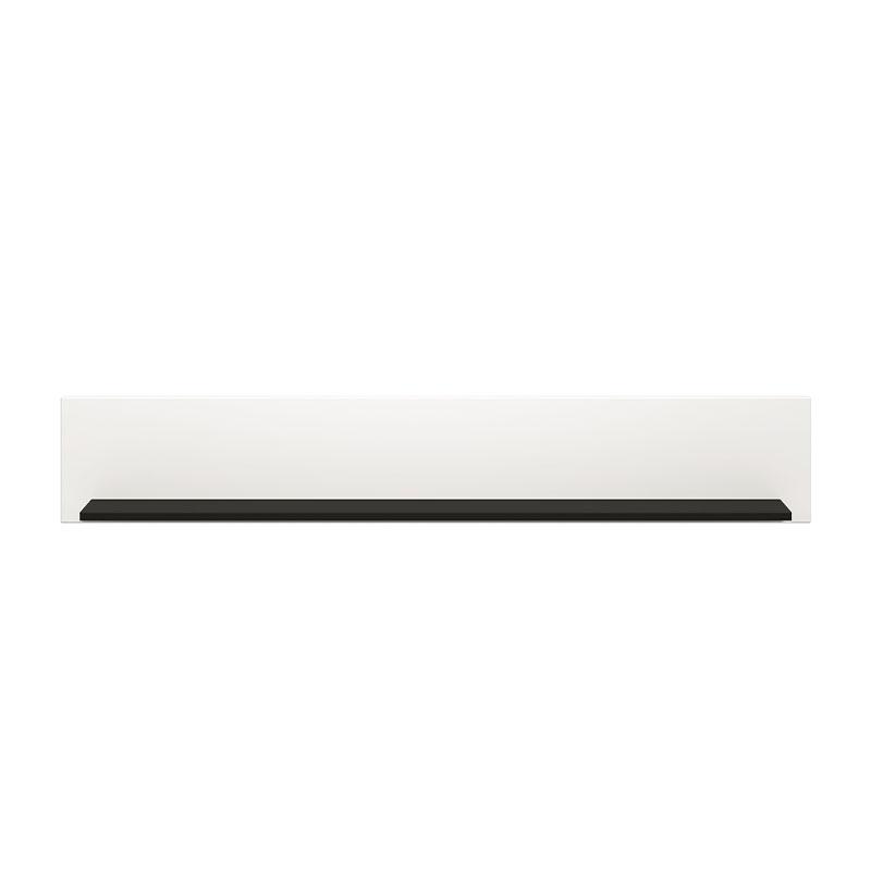 ΡΑΦΙ ΤΟΙΧΟΥ SARTHE ZP ΛΕΥΚΟ-ΜΑΥΡΟ ΜΑΤ 150x20x25εκ n.t.v - Image 3