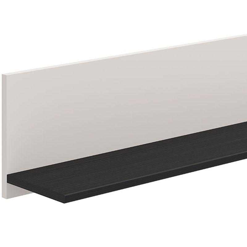 ΡΑΦΙ ΤΟΙΧΟΥ SAVOIA ZP CASHMERE-ΑΝΑΓΛΥΦΟ ΜΑΥΡΟ 137x20x24εκ d.f.l - Image 4