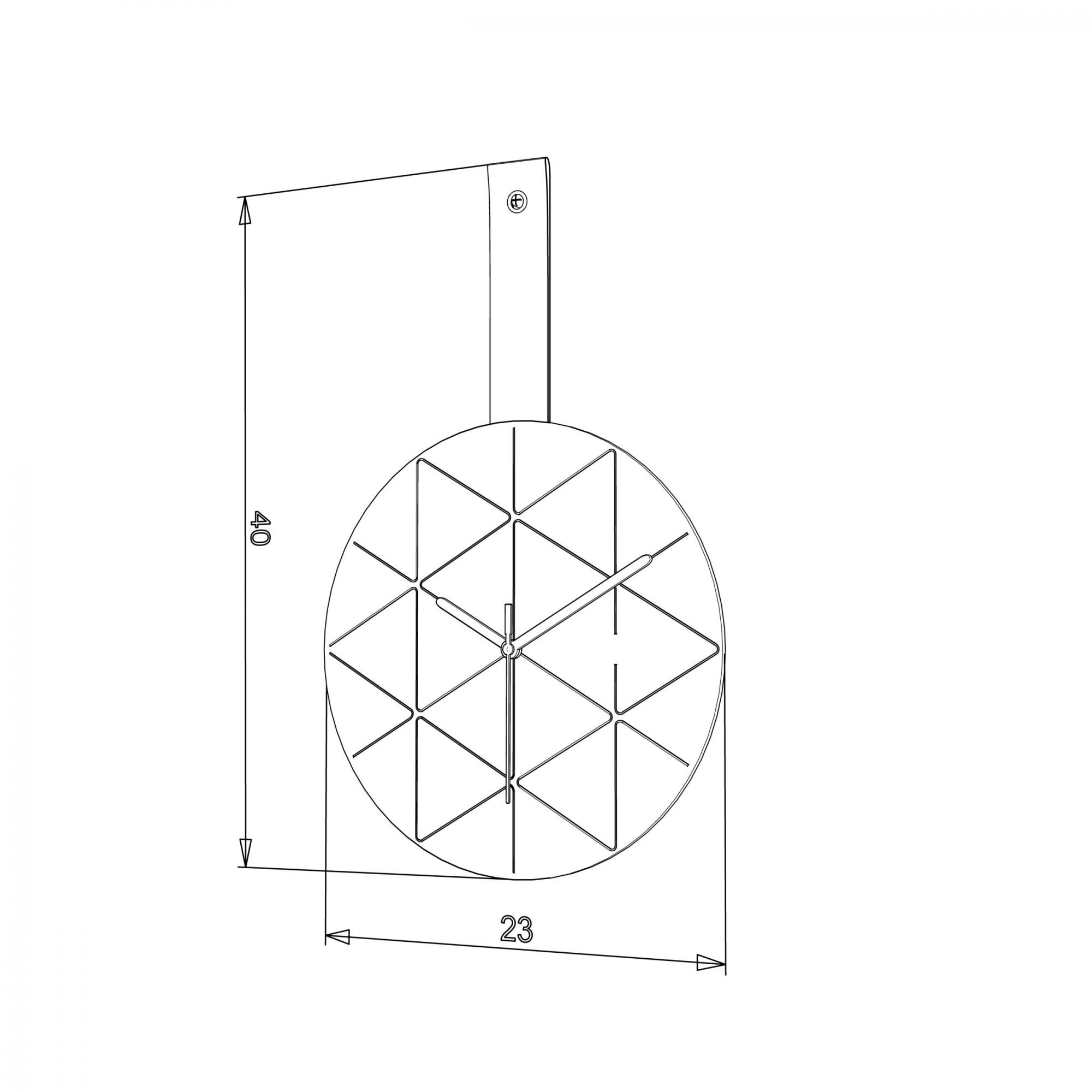 ΡΟΛΟΙ ΤΟΙΧΟΥ "Elmira" ΜΑΥΡΟ-ΛΕΥΚΟ 23x2x23εκ - Image 2