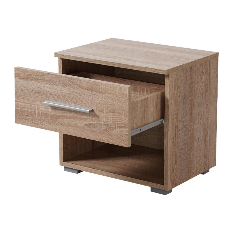 ΣΕΤ 2 ΚΟΜΟΔΙΝΑ RITMO 2NO1F SONOMA 44.5x33.5x42.5εκ - Image 4