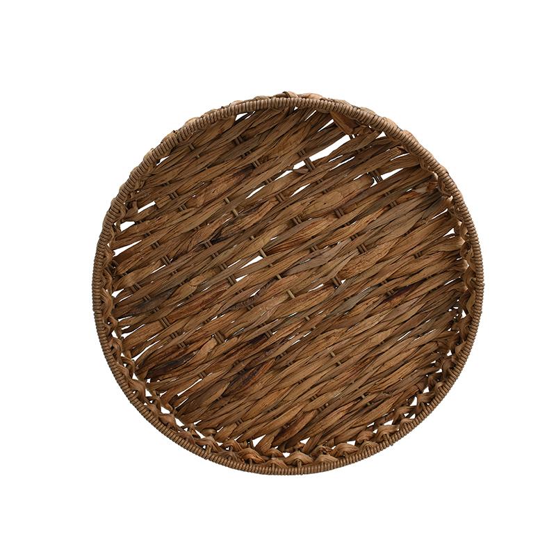 ΣΕΤ 3 ΨΑΘΙΝΟΙ ΔΙΣΚΟΙ Boho FL24361 ΦΥΣΙΚΟ ΧΡΩΜΑ 39x39x6εκ & 34x5.5εκ & 30x5.5εκ - Image 3