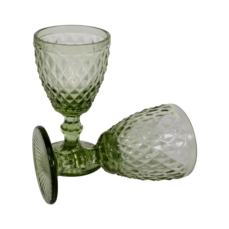 ΣΕΤ 6 ΓΥΑΛΙΝΑ ΠΟΤΗΡΙΑ ΚΡΑΣΙΟΥ ΠΡΑΣΙΝΑ